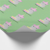 Happy Birthday Party Mouse Cadeaupapier (Hoek)