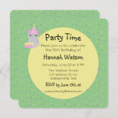 Happy Birthday Party Mouse Kaart (Voorkant / Achterkant)