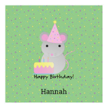 Happy Birthday Party Mouse