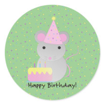 Happy Birthday Party Mouse