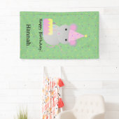 Happy Birthday Party Mouse Spandoek (Insitu)