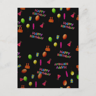 Happy Birthday Party Personaliseer Destiny's Briefkaart
