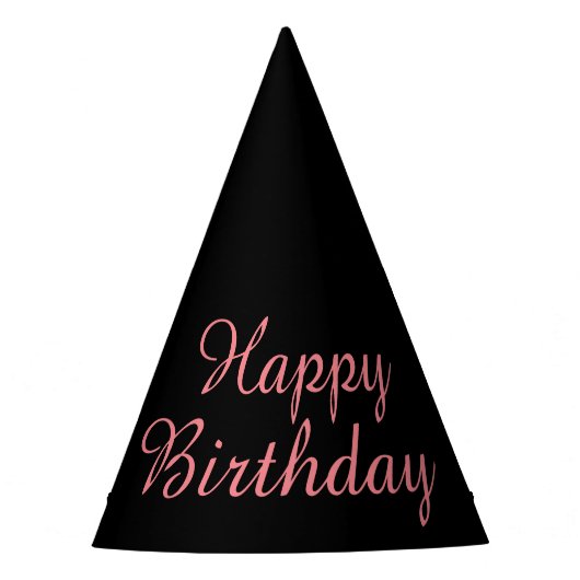 Happy Birthday Party Pet Feesthoedjes (Voorkant)