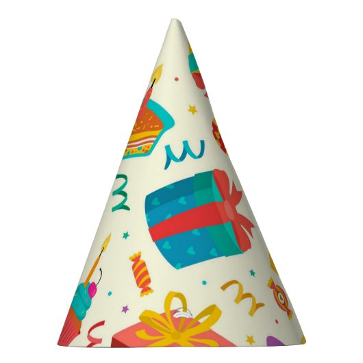 Happy Birthday Party Pet Feesthoedjes (Rechts)