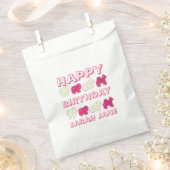 Happy Birthday Party roze Circus Animal Crackers Bedankzakje (Geknipt)