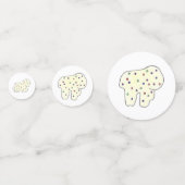 Happy Birthday Party roze Circus Animal Crackers Confetti (Achterkanten)