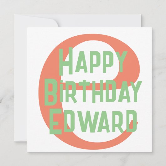 Happy Birthday party uitnodigen sjabloon kaart (Voorkant)