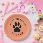 Happy Birthday party voor honden Papieren Bordje (Feest)