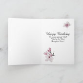 Happy Birthday pas Wenskaart aan Kaart (Binnen)