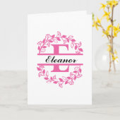 Happy Birthday pas Wenskaart aan Kaart (Gele Bloem)