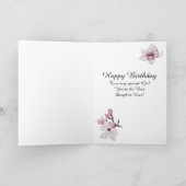 Happy Birthday pas Wenskaart aan Kaart (Binnen)