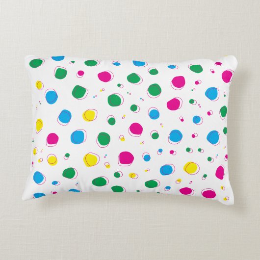 Happy Birthday past Accent Cushion aan Accent Kussen (Achterkant)