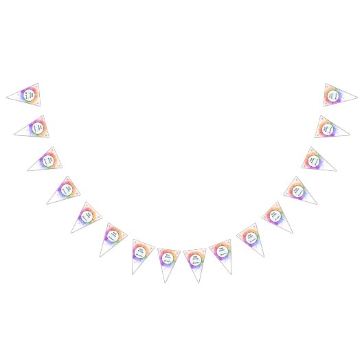 Happy Birthday Pastel Banner - HAMbyWG (Alle)