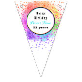 Happy Birthday Pastel Banner - HAMbyWG (Tweede vlag)