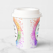 Happy Birthday Pastel Paper Cups - HAMbyWG Papieren Bekers (Rechts)