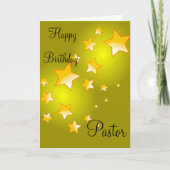 Happy Birthday-pastor Kaart (Voorkant)