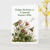 Happy Birthday PASTOR's Wife - AB Kaart (Gele Bloem)