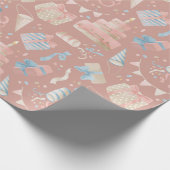 Happy Birthday Pattern Cadeaupapier (Hoek)