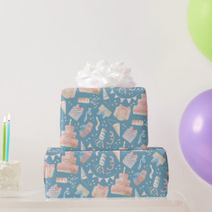 Happy Birthday Pattern Cadeaupapier