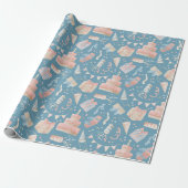 Happy Birthday Pattern Cadeaupapier (Uitgerold)