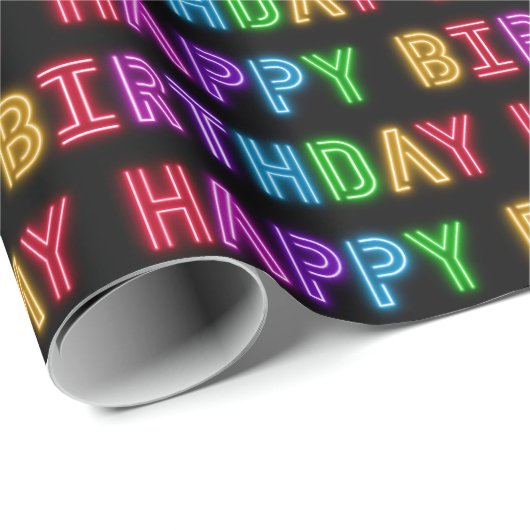 Happy Birthday Pattern Cadeaupapier (Rol Hoek)