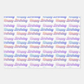 Happy Birthday Pattern Inpakpapier Vel (Voorkant 2)