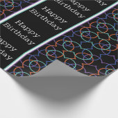 Happy Birthday Patterned Cadeaupapier (Hoek)