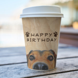 Happy Birthday Peking Dog Papieren Bekers