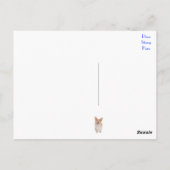 Happy Birthday Pembroke Corgi Puppy Dog Postcard Briefkaart (Achterkant)