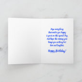 Happy Birthday Pembroke Welsh Corgi Puppy Dog Kaart (Binnen)