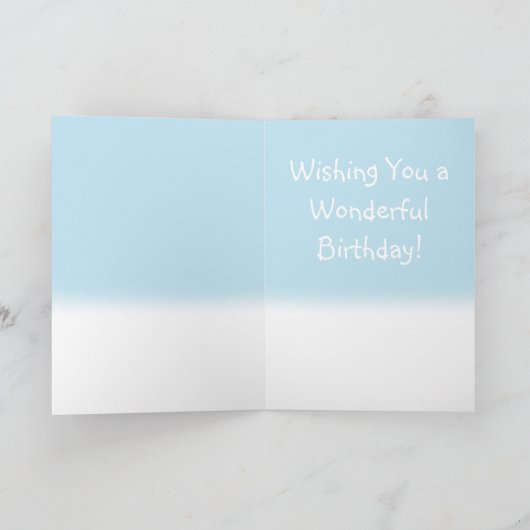 Happy Birthday Penguin Card Kaart (Binnen)