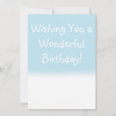 Happy Birthday Penguin Kaart (Achterkant)