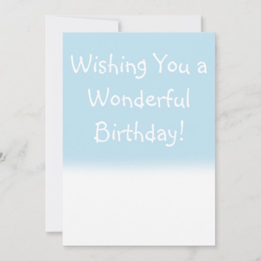 Happy Birthday Penguin Kaart (Achterkant)