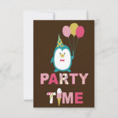 Happy Birthday Penguin Kaart (Voorkant)