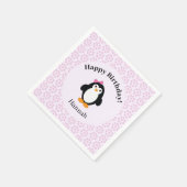  Happy Birthday Penguin Servet (Hoek)