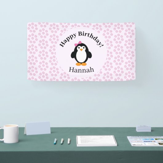  Happy Birthday Penguin Spandoek (Beurs)
