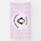  Happy Birthday Penguin Spandoek (Verticaal)