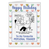 Happy Birthday Personal Trainer (Voorkant)