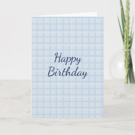 Happy Birthday Personalizable | Modern Minimalist Kaart