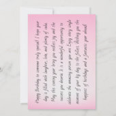 Happy Birthday Personalize Custom card Kaart (Achterkant)