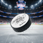 Happy Birthday Persoonlijk Hockey Puck