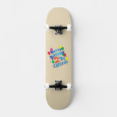 Happy Birthday Persoonlijk Skateboard (Voorkant)
