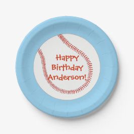 Happy Birthday Persoonlijke Baseball Borden Papieren Bordje
