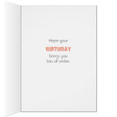 Happy Birthday, Pet, Dog, Cute Labrador Flowers (Binnen (Rechts))