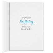 Happy Birthday, Pet, Dog, Cute Labrador Flowers (Binnen (Rechts))