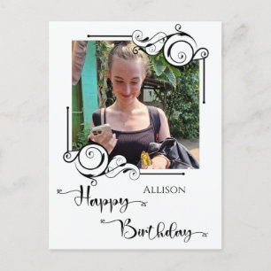 Happy Birthday Photo Briefkaart