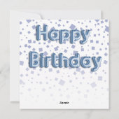 Happy Birthday Photo Collage & Balloon Text Feestdagenkaart (Achterkant)