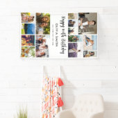 Happy Birthday Photo Collage Party Banner (Insitu)