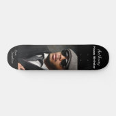 Happy Birthday Photo Custom Persoonlijk Skateboard (Horizontaal)
