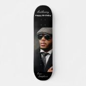 Happy Birthday Photo Custom Persoonlijk Skateboard (Voorkant)